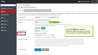 Plesk 125 Tutorials  How to add mail accounts [upl. by Bumgardner]