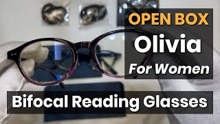 Olivia  Bifocal Reading Glasses For Women  Open box 3 [upl. by Townshend]