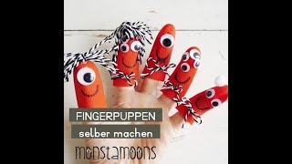 Fingerpuppen aus Handschuh basteln [upl. by Amargo145]