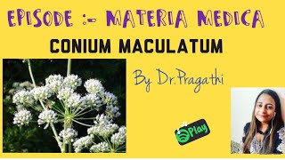 EPISODE 1 MATERIA MEDICA Conium maculatum  Homeopathy materia medica  DrPragathi [upl. by Enautna]