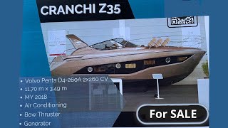 Cranchi Z35 Year 2018 [upl. by Aisa]