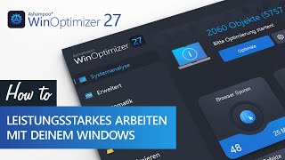 Ashampoo WinOptimizer 27  Leistungsstarkes Arbeiten mit Windows [upl. by Madriene]