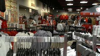 NC State fans stock up on swag after tournament win [upl. by Burra]