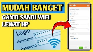 Cara Ganti Sandi WiFi Lewat Hp android [upl. by Chiaki978]