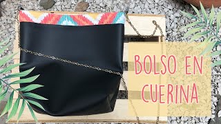 Cosiendo un bolso en cuerina [upl. by Elawalo476]