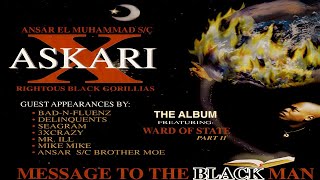 ASKARI X  MESSAGE TO THE BLACK MAN FULL ALBUM 1996 [upl. by Yelyak]