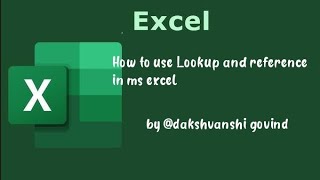 How to perform hlookup and vlookup in ms excel by dakshvanshigovind1016 [upl. by Fantasia724]