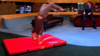 Bear Grylls Does A Backflip  The Jonathan Ross Show [upl. by Mapes]