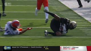 Vanderbilt WILD INT leads to TD vs Florida [upl. by Treulich]