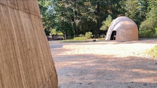 Native American Village  Jamestown Settlement [upl. by Petula]