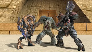 Halo CE Anniversary Elites VS Halo Reach Brutes VS Halo 3 Flood [upl. by Okiruy957]