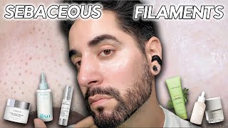 How I Get Rid Of Sebaceous Filaments amp Congested Pores [upl. by Ikik845]