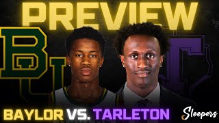 Baylor vs Tarleton State Game Preview and Predictions [upl. by Sabino]