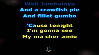 Creedence Clearwater Revival Jambalaya  Karaokê [upl. by Erlond]