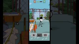 playing funny Stickman prison escape gameplay [upl. by Swayne759]