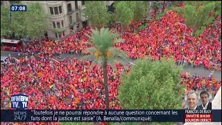 Un millions de personnes dans les rues pour célébrer la fête nationale catalane [upl. by Pelagias199]