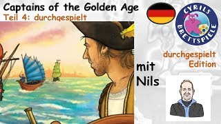 Cyrils Brettspiele  Captains of the golden Ages Brettspiel S153E04  Und SSeeschlachten [upl. by Rosalee]