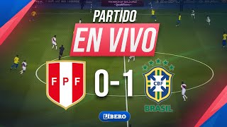 PERÚ 0  1 BRASIL por la fecha 2 de las Eliminatorias Sudamericanas 2026 [upl. by Yak101]