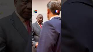 South African president vs French president [upl. by Blount]