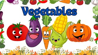 Learn 20 Vegetables Names for toddlers  All Vegetables name in english [upl. by Rorie]