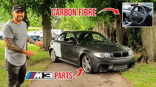 INSTALLING A 1M WIDEBODY KIT ON MY BMW E82 135I PT3 [upl. by Lledyr111]