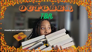 October TBR  Heres to reading a lot this month [upl. by Beryl419]