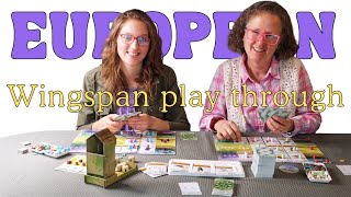 European Expansion Wingspan Playthrough  Stunning Birds and Strategic Gameplay [upl. by Adnovad279]