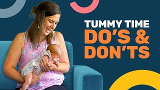 DOs and DONTs of Tummy Time Time Time For Babies and Tummy Time Newborns [upl. by Nosnhoj512]