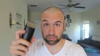 Zero Guard Buzz Cut Shaving Off Beard to Goatee Then Mustache [upl. by Hakeem971]