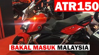 SKUTER QJMOTOR ATR150 BAKAL MASUK MALAYSIA [upl. by Arodoet]