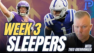 Fantasy Football Week 3 Sleepers 15 MustStash Players amp Top Streaming Picks  Expert Insights [upl. by Ahsiele]