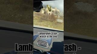 Crash End of a Huracan Performante lamborghini crash fail money huracan V10 cars [upl. by Brietta785]