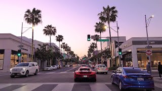 Los Angeles 4K  California Glow  Scenic Drive [upl. by Itsirc]