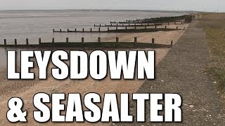 LeysdownonSea amp Seasalter  Swale Estuary beach fishing marks Kent England Britain [upl. by Kanter]