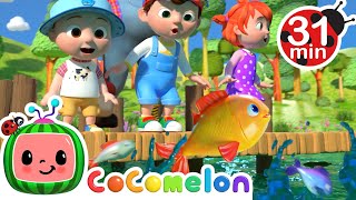 12345 Once I Caught a Fish Alive  Moving with CoComelon  Nursery Rhymes amp Kids Songs [upl. by Anniala890]