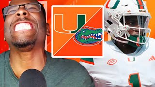 CANES BEAT DOWN FLORIDA GATORS MIAMI VS Florida Highlights amp REACTION [upl. by Ashley914]