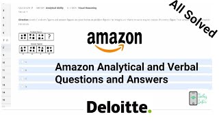 Hirepro Analytical and Verbal ability Questions and Answers  Amazon  Deloitte [upl. by Yeltneb466]