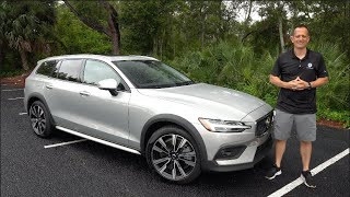 Is the 2024 Volvo V60 Cross Country a BETTER wagon than an Audi A6 Allroad [upl. by Yramesor]