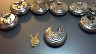 162 Brinks R70 Disc Padlock Picked [upl. by Mintz296]