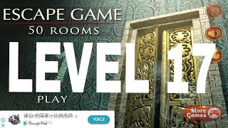 Escape Game 50 rooms 1 Level 17 Walkthrough [upl. by Shannen]