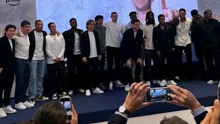 Real Madrid players are present at the premiere of Thibaut Courtois documentary [upl. by Rehctelf]