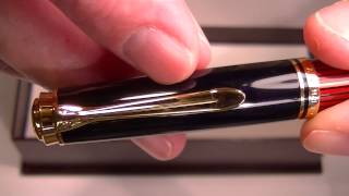 Pelikan M600 Souveran Fountain Pen [upl. by Ennaesor117]