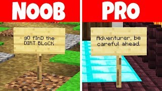 Minecraft NOOB vs PRO Adventure [upl. by Gariepy]