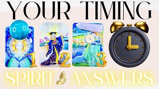 TIMING ‼️ SPIRIT ANSWERS YOU ⭐️ VERY SPECIFIC CHANNELED MESSAGES ⭐️ Timeless Pick a Card Reading [upl. by Aicnelav]