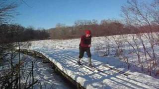 How to Cross Country Ski Pt 1 of 4  for XC Nordic Fun [upl. by Odnam]