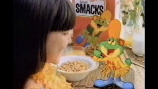 Kelloggs Sugar Smacks Dig Em Cereal Commercial Hawaii  1983 [upl. by Libbna]