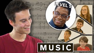 Jacob Collier Explains Music in 5 Levels of Difficulty ft Herbie Hancock  WIRED [upl. by Maro790]