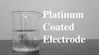 Making Platinum Plated Electrode [upl. by Ches508]