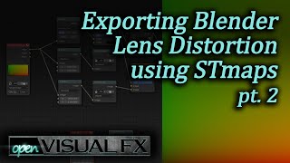 Exporting Blender Lens Distortion using STmaps  Update [upl. by Gurango]