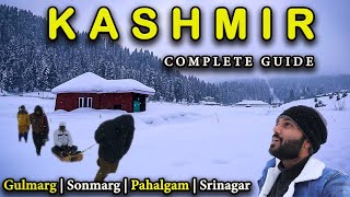 Kashmir Tour  Complete Guide for Kashmir Trip  Kashmir Snowfall  Kashmir Tour 2024  Kashmir Vlog [upl. by Murat]